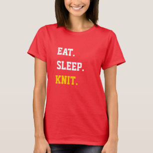 Eat Sleep Knit T-Shirt