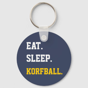 Eat Sleep Korfball Keychain