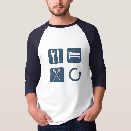 Eat Sleep Lacrosse Repeat T-Shirt