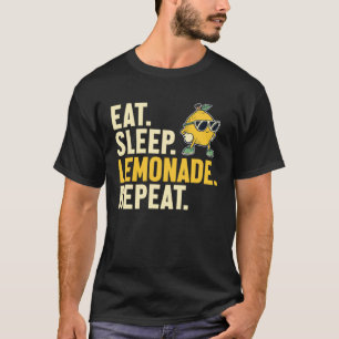 Eat Sleep Lemonade Repeat Business Cardboard Lemon T-Shirt