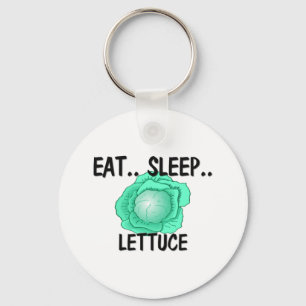 Eat Sleep LETTUCE Keychain