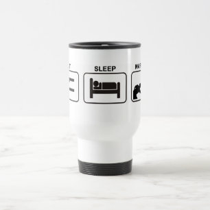 "Eat - Sleep - Marshal" mug by Flagman