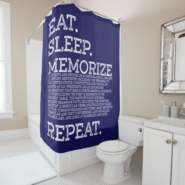 Eat Sleep Memorize Repeat Memory Master (In Situ)