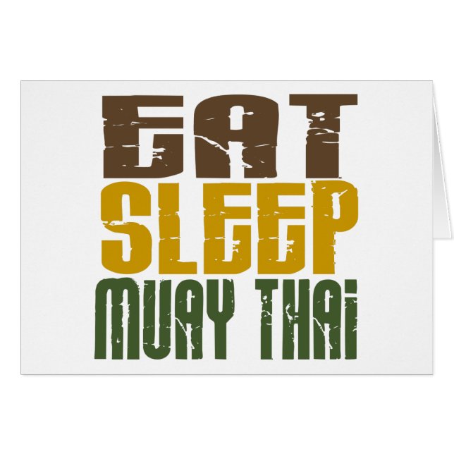 Eat Sleep Muay Thai 1 (Front Horizontal)
