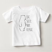 Eat Sleep Nap Polar Bear Baby & Kids Clothes