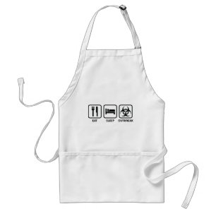 Eat Sleep Outbreak Standard Apron