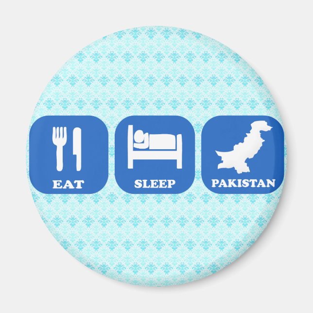 Eat Sleep Pakistan Magnet (Front)