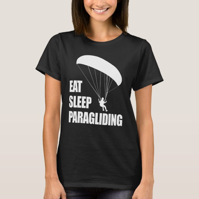 Eat Sleep Paragliding Repeat  Men Paraglider Adven T-Shirt (Front)