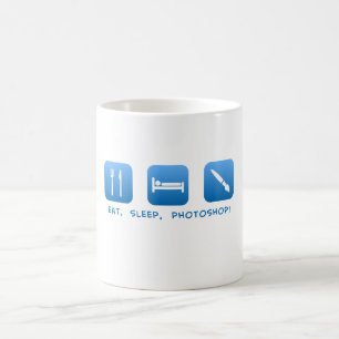 Eat, Sleep, Photoshop Coffee Mug
