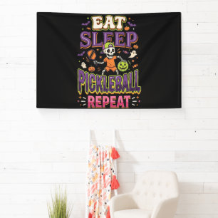 Eat Sleep Pickleball Repeat Pickleball Banner