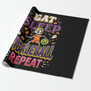 Eat Sleep Pickleball Repeat Pickleball Wrapping Paper