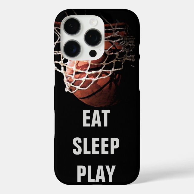 Eat Sleep Play Basketball Case-Mate iPhone Case (Back)