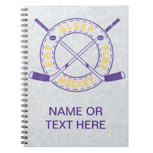 Eat Sleep Play Hockey Notebook
