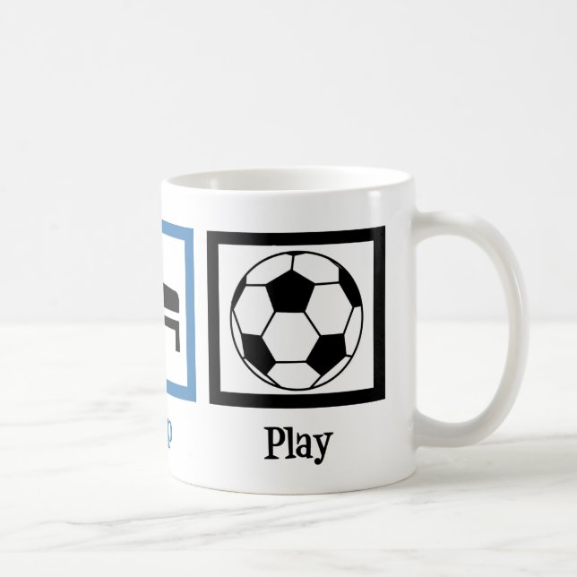 Eat Sleep Play Soccer Coffee Mug (Right)