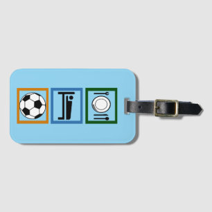 Eat Sleep Play Soccer Sports Luggage Tag