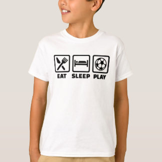 Eat sleep play soccer T-Shirt