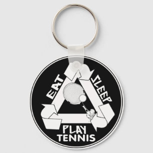 Eat Sleep Play TENNIS - Do It Again Keychain