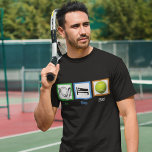 Eat Sleep Play Tennis T-Shirt<br><div class="desc">A great gift for someone obsessed with playing tennis all day and night. I only have time to eat, sleep, and play tennis.</div>