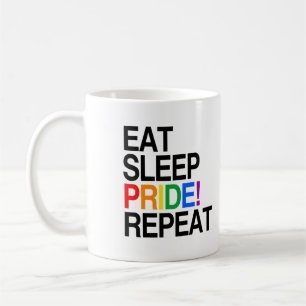 Eat Sleep Pride Repeat Coffee Mug