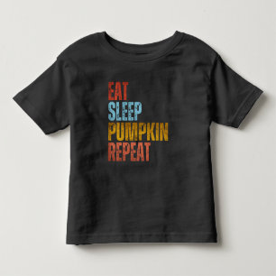 EAT SLEEP PUMPKIN REPEAT TODDLER T-SHIRT