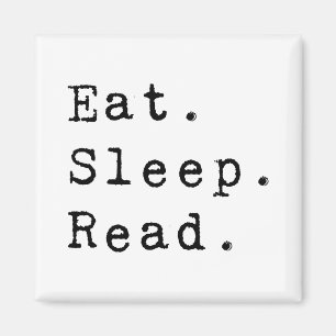 Eat. Sleep. Read. Magnet