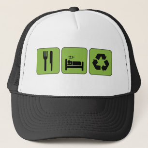 Eat, Sleep, Recycle Hat