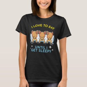eat  sleep  repeat   cute dreaming Chihuahuas T-Shirt