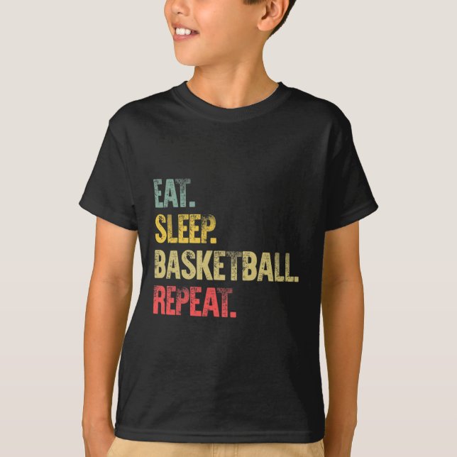 Eat Sleep Repeat Gift Shirt Eat Sleep Sketll Repea (Front)