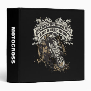 Eat, Sleep, Ride Motocross Binder