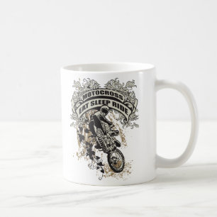 Eat, Sleep, Ride Motocross Coffee Mug