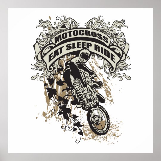Motocross Motorbike Dirt Bike Eat Sleep Moto X Kids T-Shirt Bike