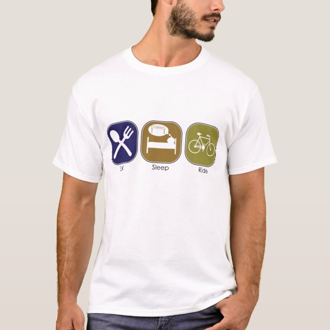 Eat Sleep Ride T-Shirt (Front)