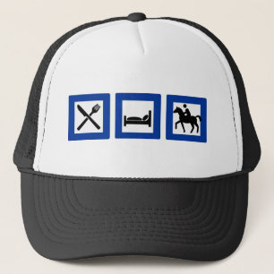 eat sleep ride trucker hat