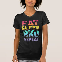 Eat Sleep RKO Repeat Wrestling Fan T-Shirt Funny