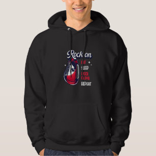 Eat Sleep Rock Climb Repeat Activity Rock Climbing Hoodie