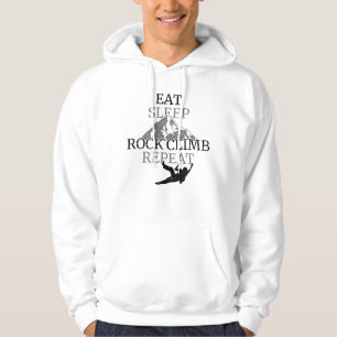 Eat Sleep Rock Climb Repeat Hoodie