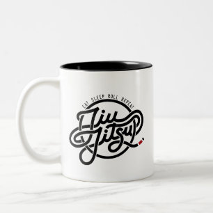 Eat, sleep, roll, repeat   TwoTone Mug