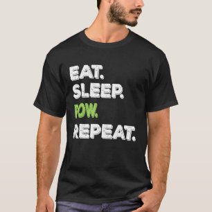 Eat Sleep Row Repeat Rowing Gift T-Shirt