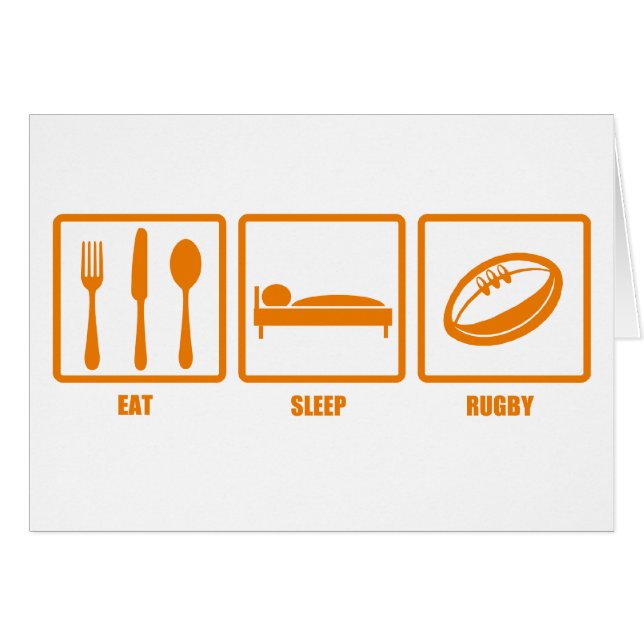 Eat Sleep Rugby (Front Horizontal)