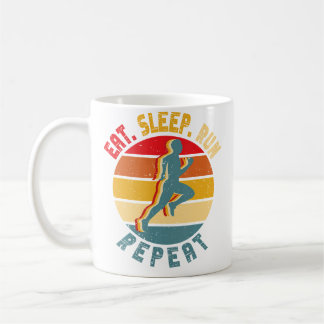 Eat Sleep Run Repeat Running Runner For Boys Coffee Mug