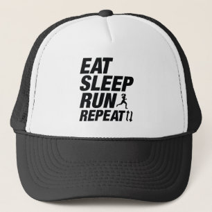 Eat Sleep Run Repeat Trucker Hat