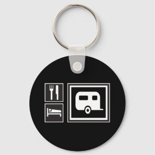 Eat. Sleep. RV! Keychain