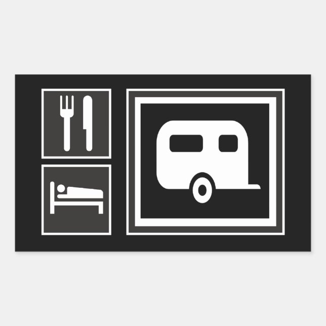 Eat. Sleep. RV! Sticker (Front)