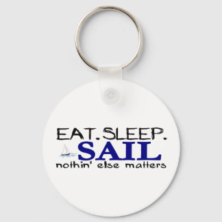 Eat Sleep Sail Keychain