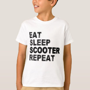 Eat Sleep Scooter Repeat T-Shirt