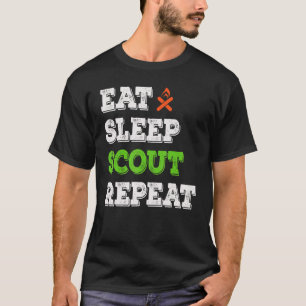 Eat Sleep Scout Repeat    Scouting T-Shirt