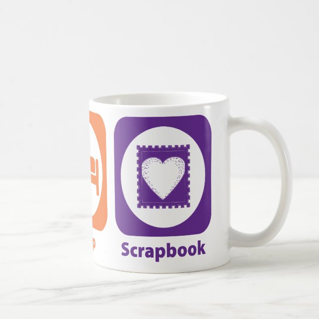 Eat Sleep Scrapbook Coffee Mug (Right)