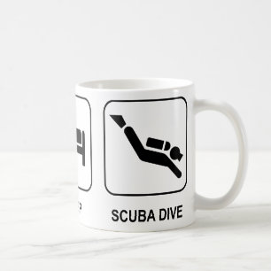 Eat Sleep Scuba Dive Coffee Mug