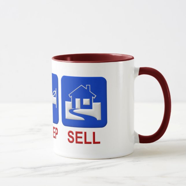 Eat, sleep, sell mug (Right)