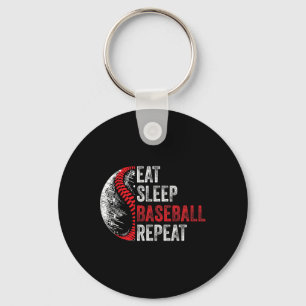 Eat Sleep Sell Repeat Funny Sell Player 2 Keychain